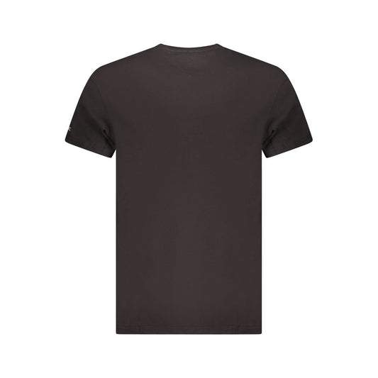 T-shirt homme en coton noir