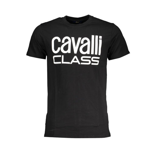 Camiseta de algodón negra