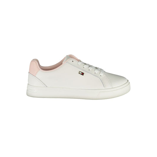 Zapatilla deportiva de poliéster blanca