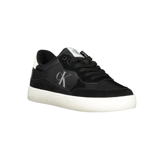 Baskets noires en polyester pour homme