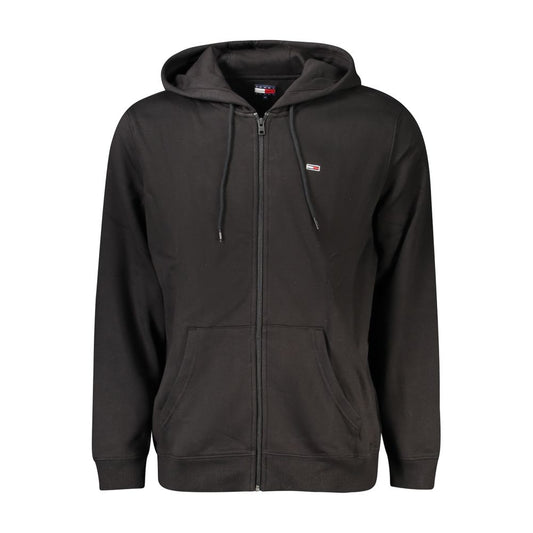 Suéter negro de algodón para hombre