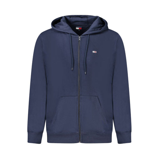 Suéter de algodón azul para hombre