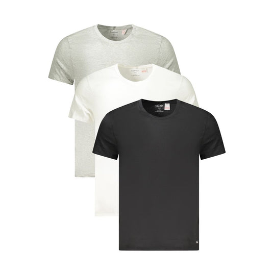 T-shirt homme en coton gris