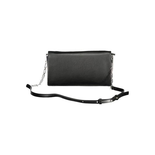 Sac à main en polyester noir