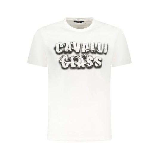 Camiseta blanca de algodón para hombre