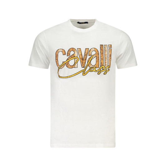 Camiseta blanca de algodón para hombre