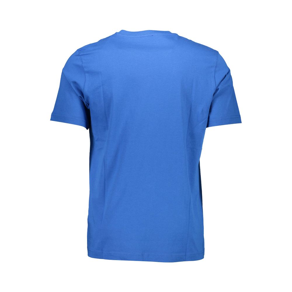 T-shirt homme en coton bleu