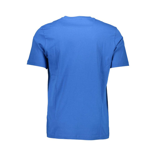 T-shirt homme en coton bleu