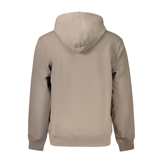 Suéter de algodón marrón para hombre
