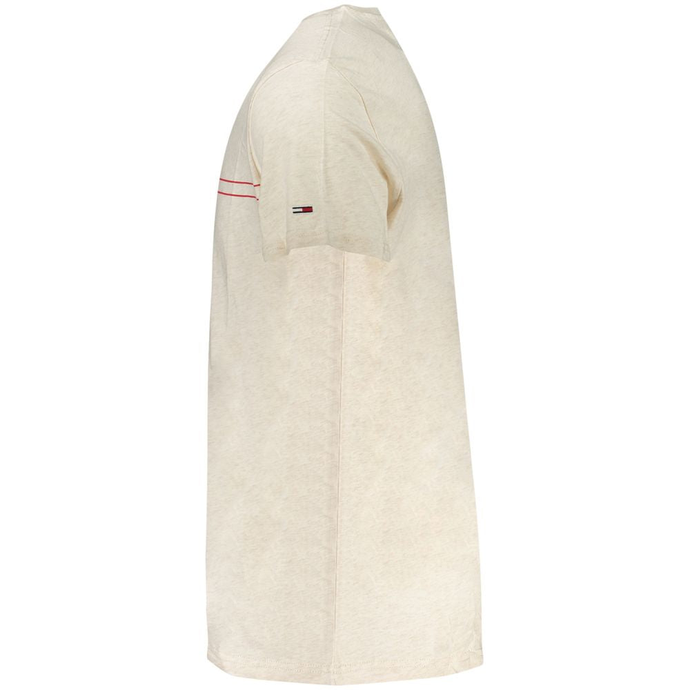 T-shirt homme en coton beige