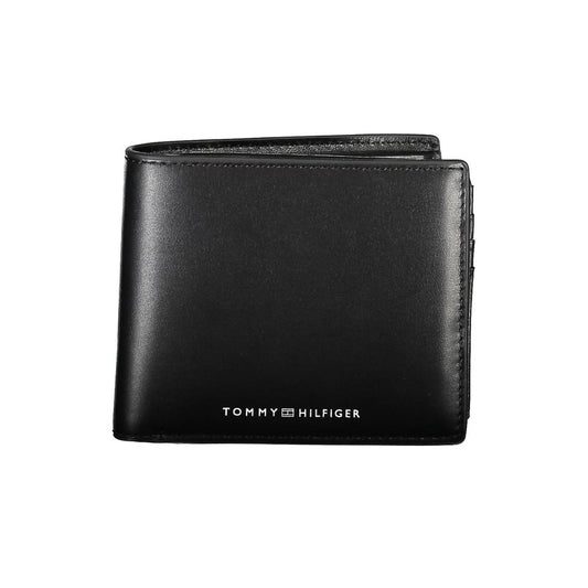 Cartera de cuero negra
