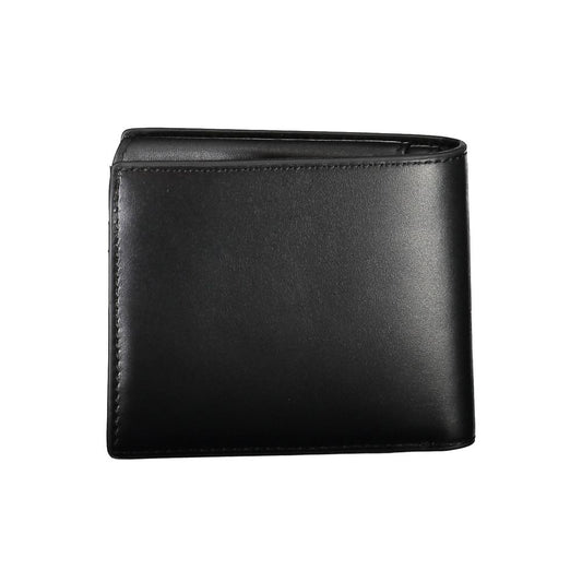 Cartera de cuero negra