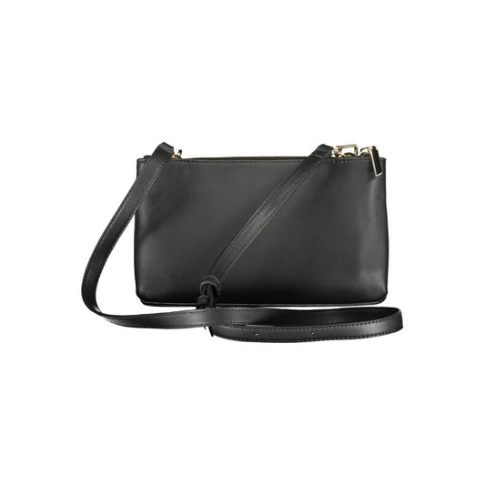 Sac à main en polyester noir