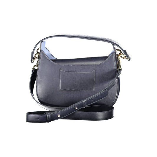 Sac à main en polyéthylène bleu