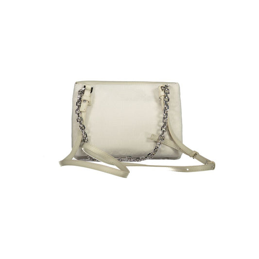 Sac à main en polyester beige