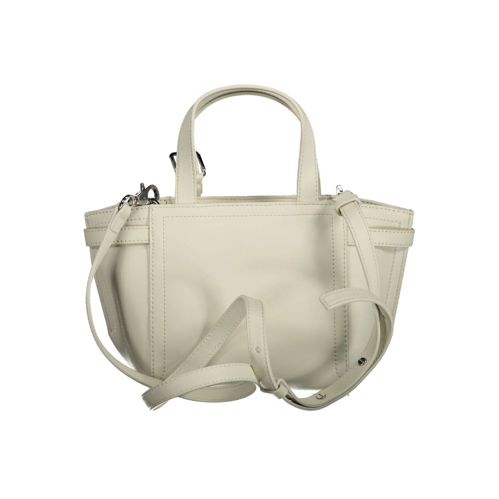 Sac à main en polyester blanc