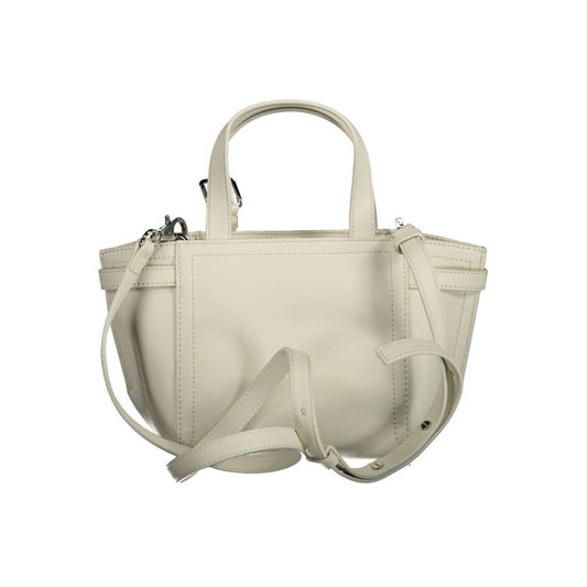 Sac à main en polyester blanc