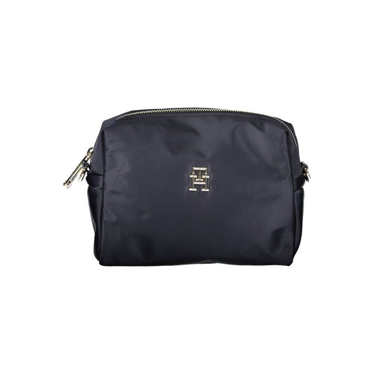 Sac à main en polyester bleu