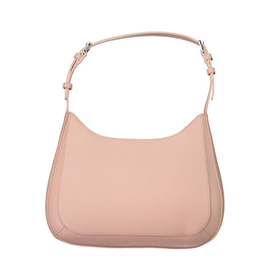 Sac à main en polyester rose