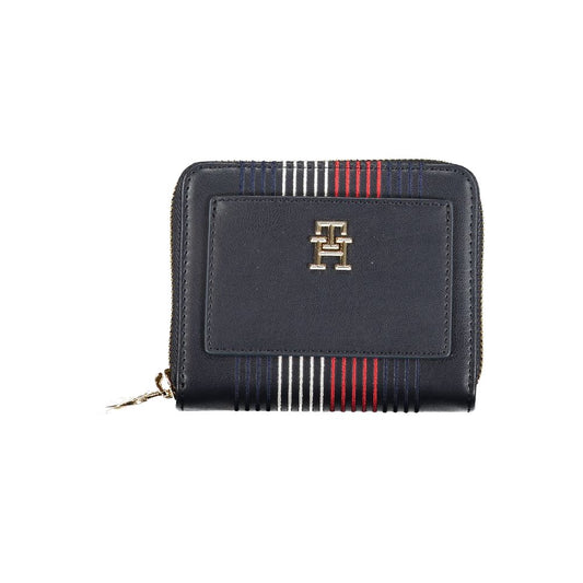 Cartera de polietileno azul