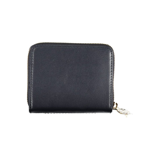 Cartera de polietileno azul