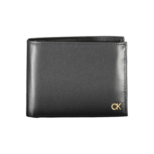 Cartera de cuero negra