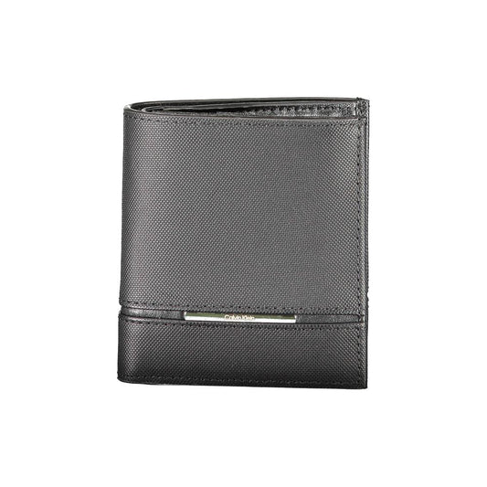 Cartera de cuero negra