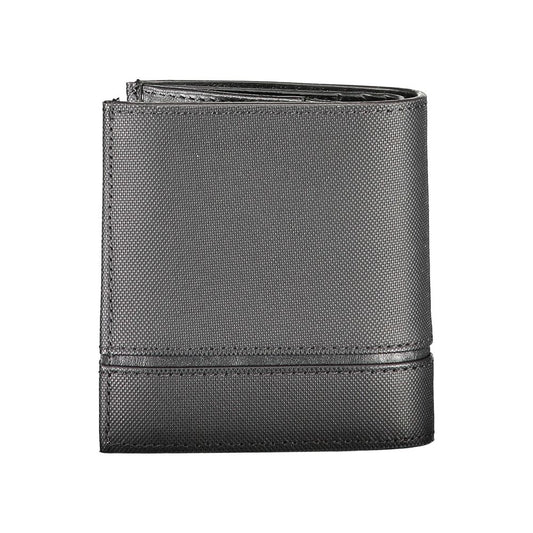 Cartera de cuero negra