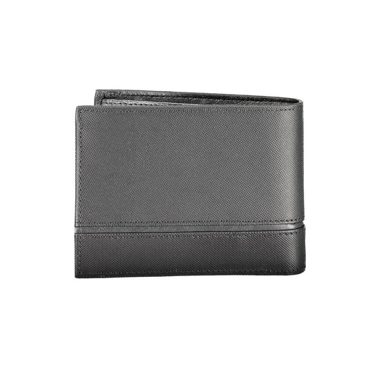 Cartera de cuero negra