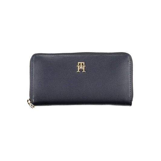 Cartera de polietileno azul