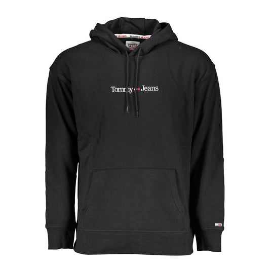 Suéter de algodón negro para hombre