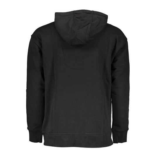 Suéter de algodón negro para hombre