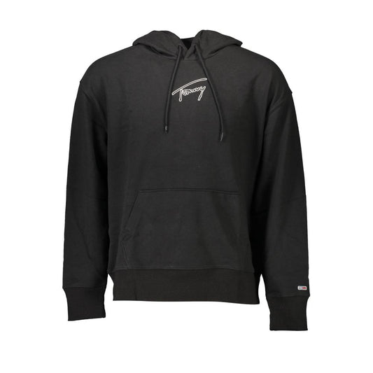 Suéter de algodón negro para hombre