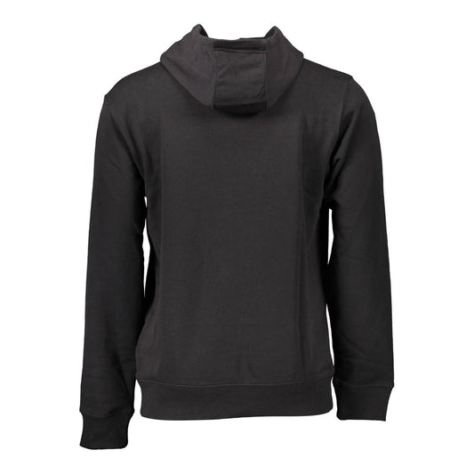Suéter negro de algodón para hombre