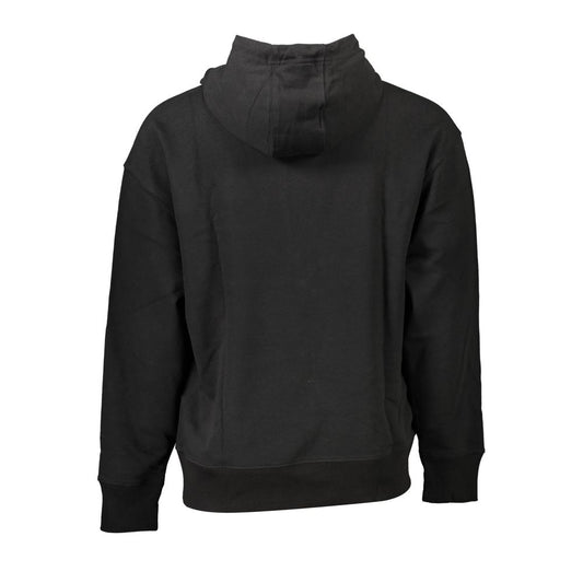 Suéter de algodón negro para hombre