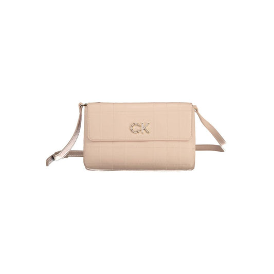 Sac à main en polyester rose