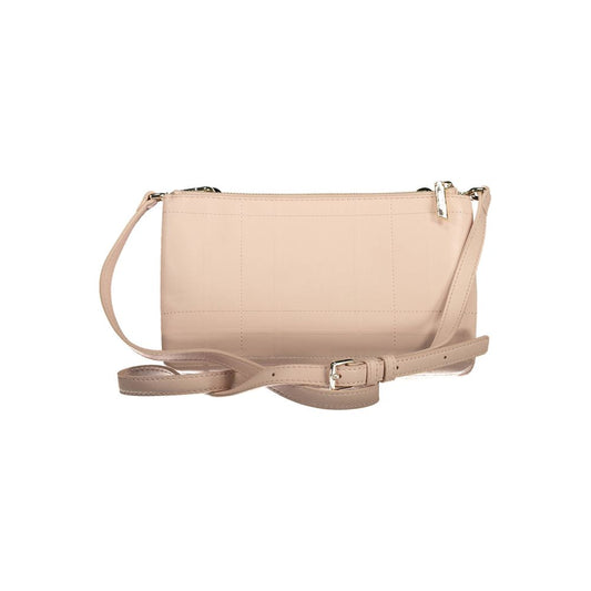 Sac à main en polyester rose