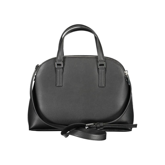 Sac à main en polyester noir