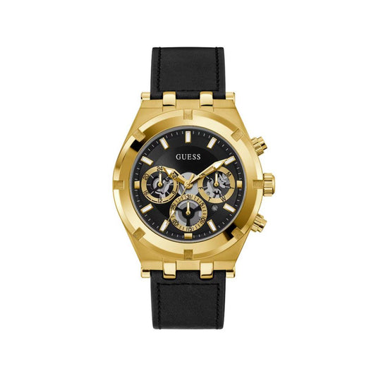 Reloj de cuero negro