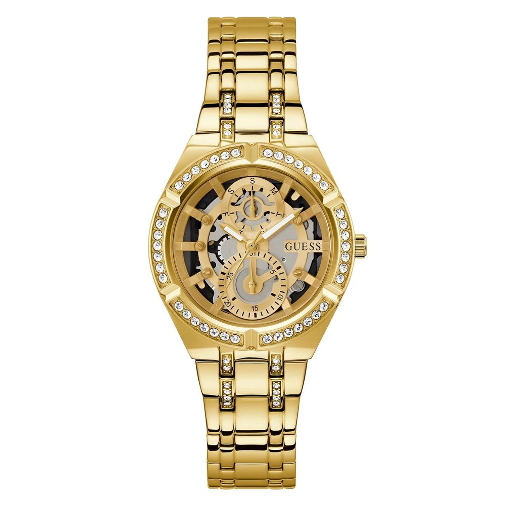 Montre en acier inoxydable doré