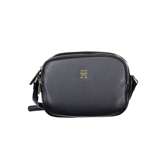 Sac à main en polyester bleu