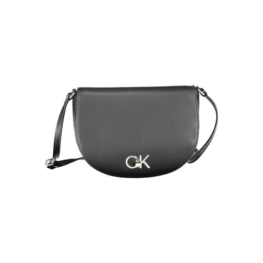 Sac à main en polyester noir
