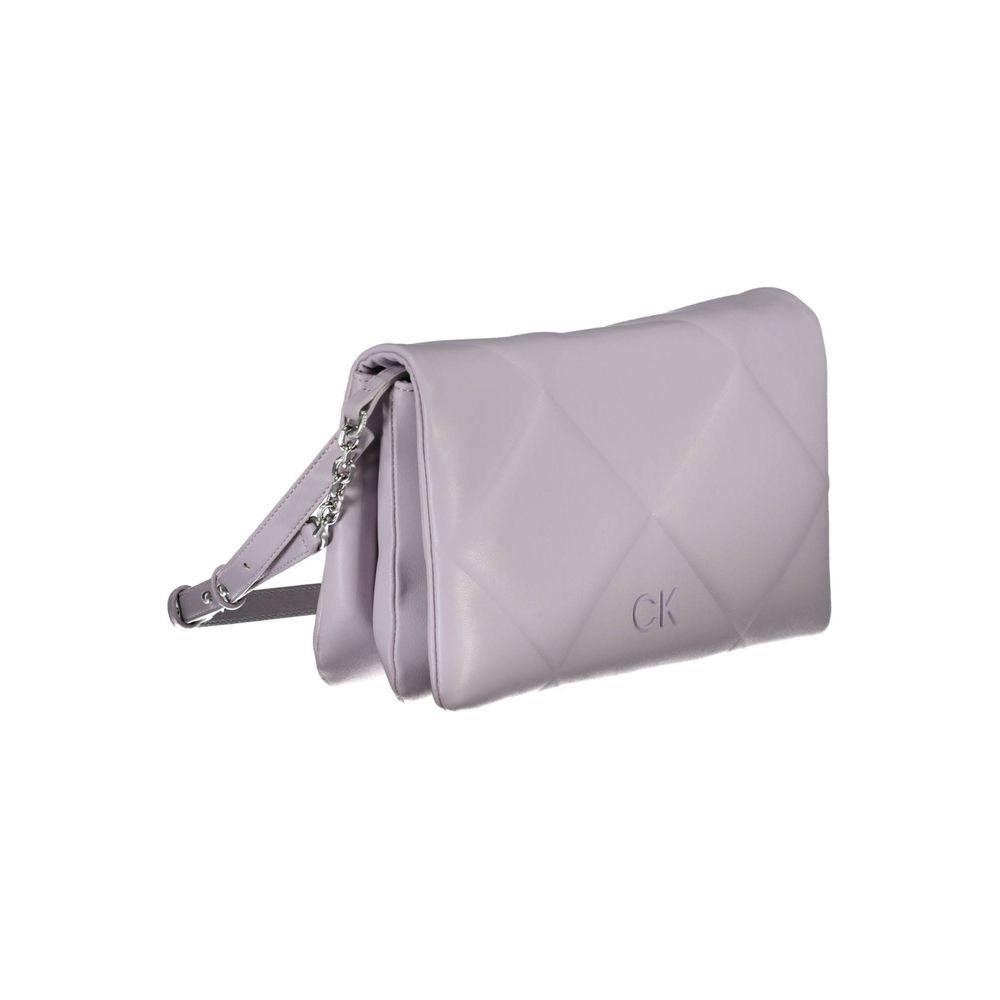 Sac à main en polyester violet
