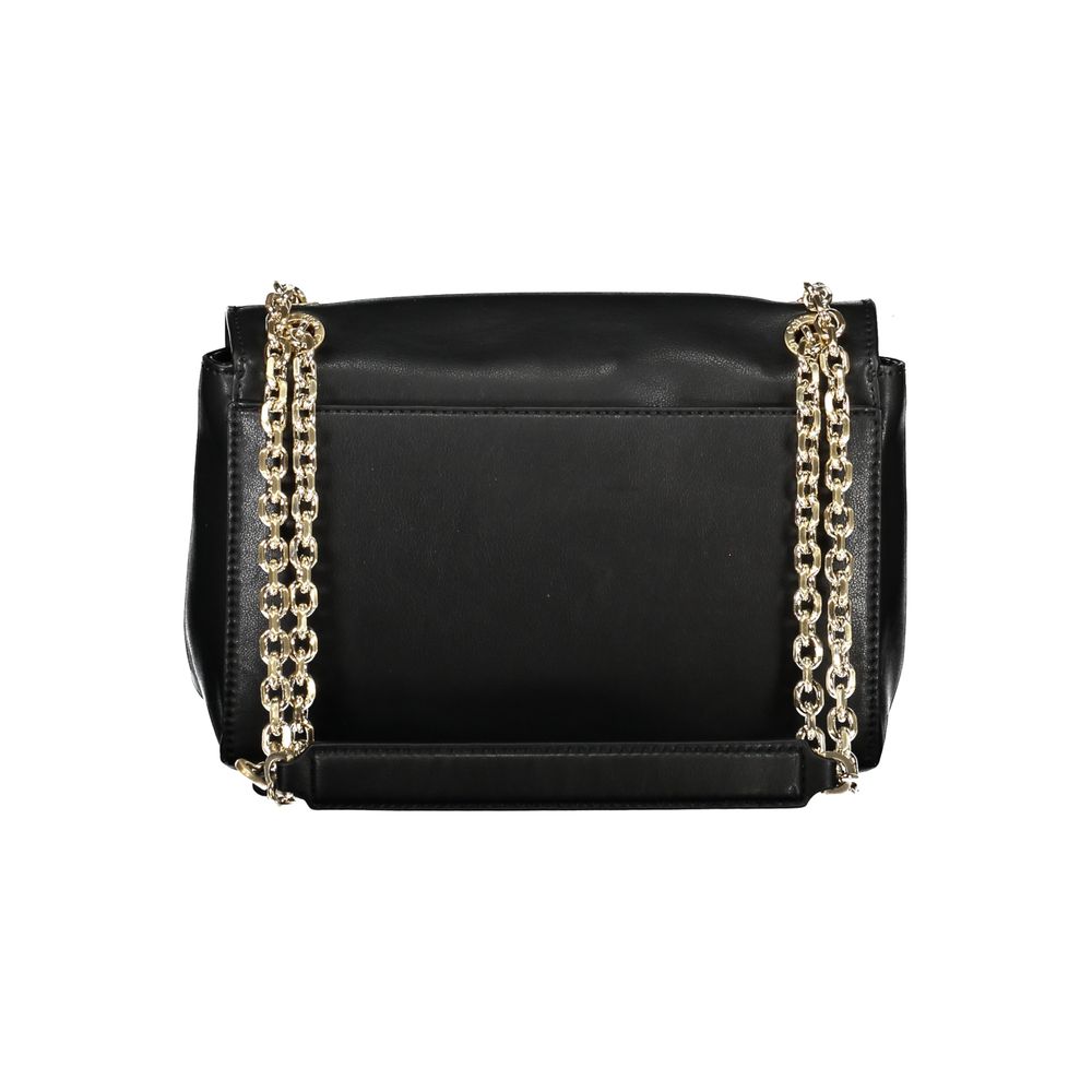Sac à main en polyester noir