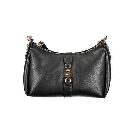 Sac à main en polyester noir