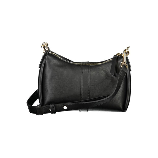 Sac à main en polyester noir
