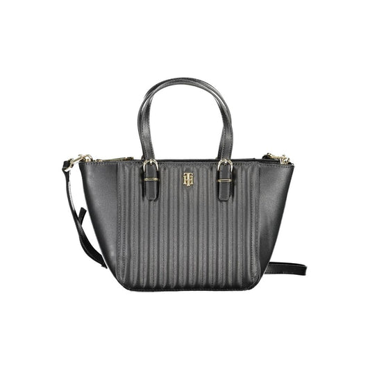 Sac à main en polyéthylène noir
