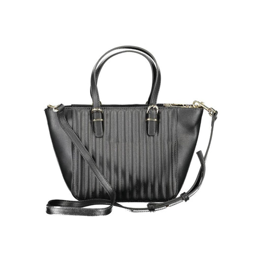 Sac à main en polyéthylène noir
