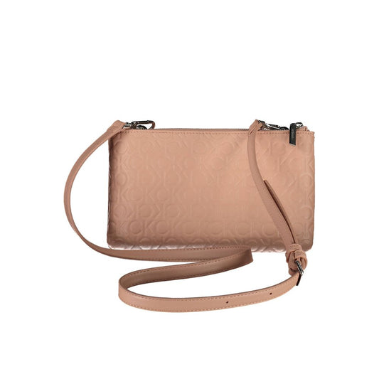 Sac à main en polyester rose
