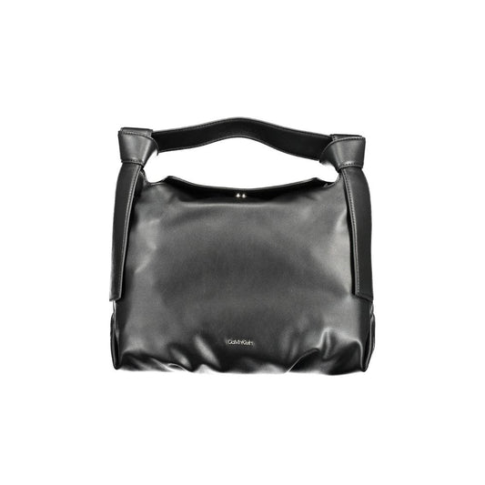 Sac à main en polyester noir